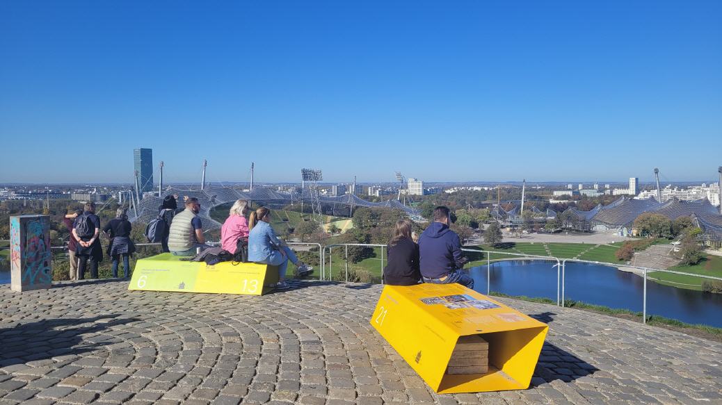 Blick vom Olympiaberg